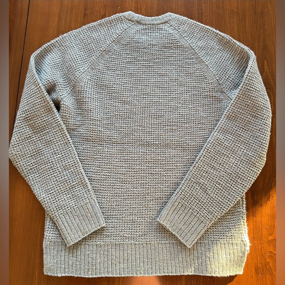 Jack Spade Crewneck Sweater in Light Grey Size Small - Picture 7 of 8